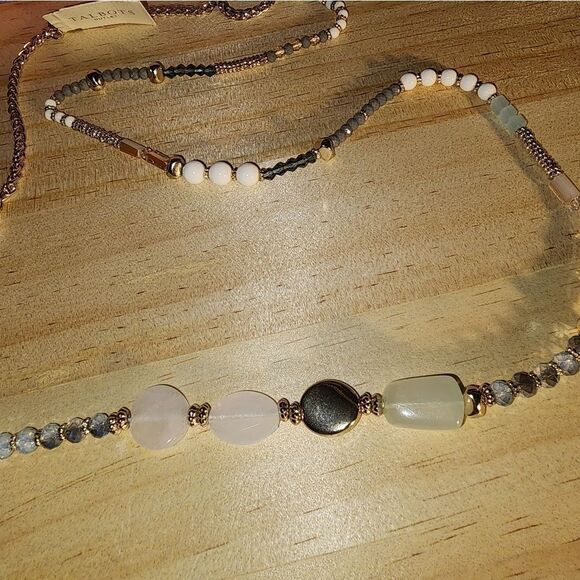 Talbots Women's Multicolor Beaded Necklace NWT - Picture 8 of 8